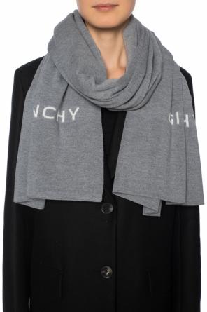 Wool scarf with a logo, zdjęcie 2 Wool scarf with a logo od Givenchy